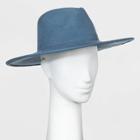 Women's Wide Brim Fedora Hat - Universal Thread Blue