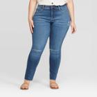 Women's Plus Size Mid-rise Skinny Jeans - Universal Thread Medium Denim Wash