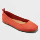 Women's Blanca Ballet Flats - Universal Thread Rust