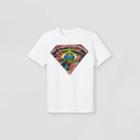 Warner Bros. Boys' Superman Short Sleeve Graphic T-shirt - White