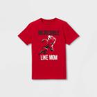 Boys' Disney Incredibles Mom Short Sleeve Graphic T-shirt - Red