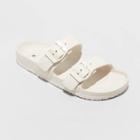 Women's Neida Eva Two Band Slide Sandals - Shade & Shore Cream