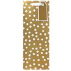 Paper Riot Co. Gold Dotted Wine Bag -