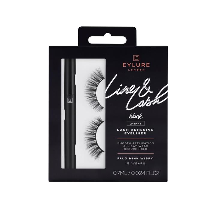 Eylure Line & Lash Kit Black False Eyelashes