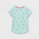 Girls' Short Sleeve Flamingos Printed T-shirt - Cat & Jack