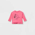 Well Worn Black History Month Infant Silhouette Long Sleeve Graphic T-shirt - Pink
