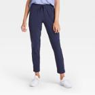 Girls' Stretch Woven Pants - All In Motion Navy Xs, Girl's, Blue