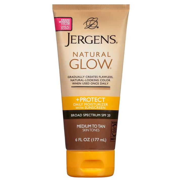 Jergens Natural Glow Moisturizer Spf 20 - 6 Oz (medium/tan)