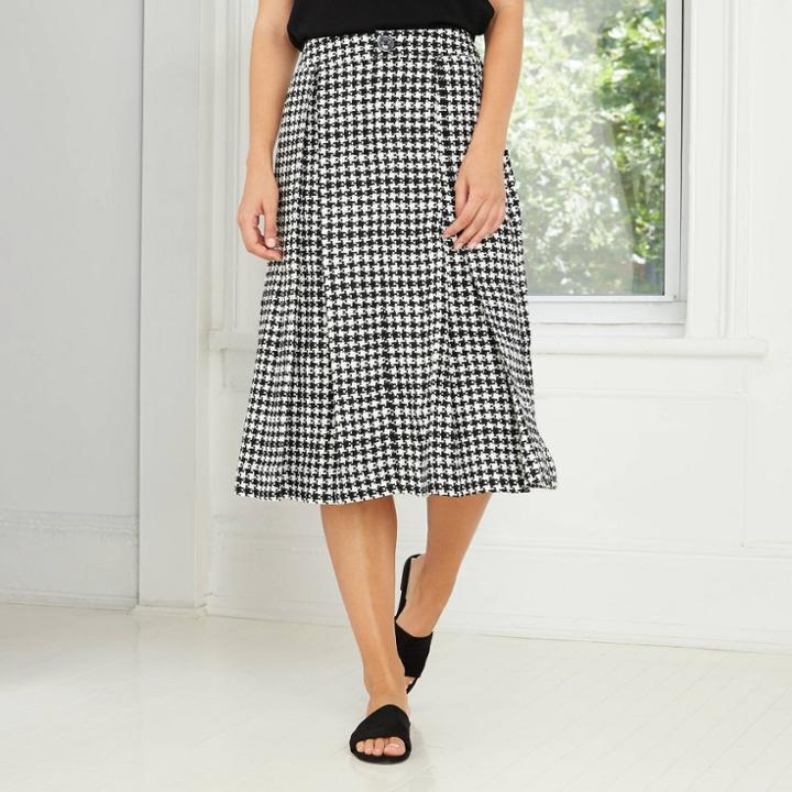 Women's Birdcage Midi Skirt - Who What Wear Black
