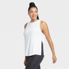 Women's Side-tie Tank Top - All In Motion True White S, Women's,