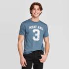 Men's Short Sleeve Meat And 3 Graphic T-shirt - Awake Navy S, Men's, Size: