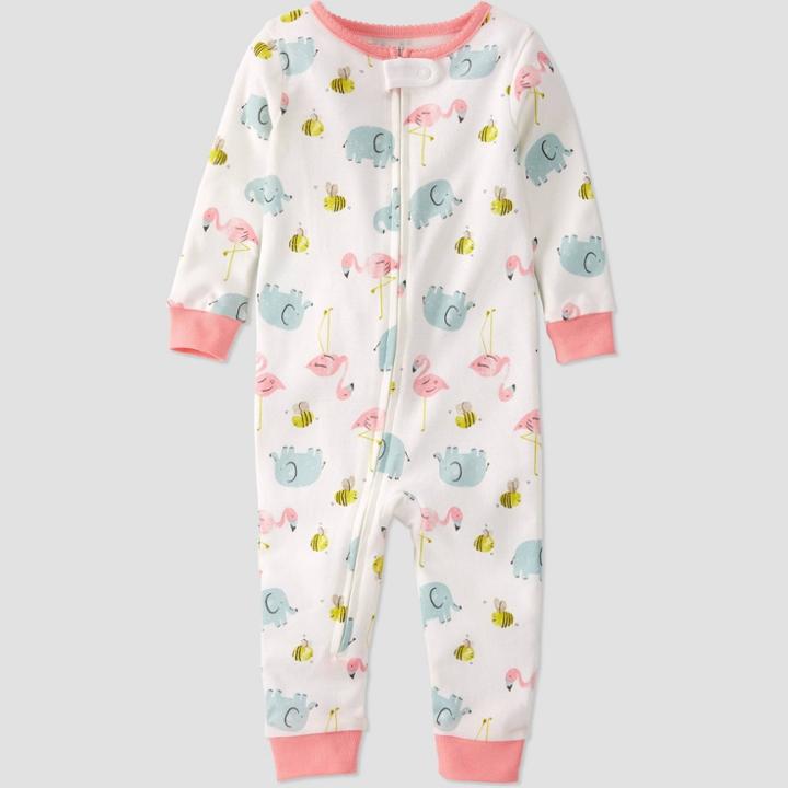 Baby Girls' Bee And Friends Sleep N' Play - Little Planet By Carter's Off-white