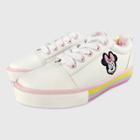 Mickey Mouse & Friends Girls' Disney Minnie Mouse Sneakers - White 6 - Disney