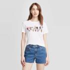 Women's Disney Mickey And Friends Short Sleeve Graphic T-shirt (juniors') - White