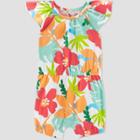 Baby Girls' Tropical Floral Romper - Just One You Made By Carter's Newborn