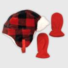 Toddler Boys' Hat And Glove Set - Cat & Jack Red