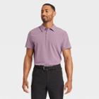 Men's Stretch Woven Polo Shirt - All In Motion Lilac Purple
