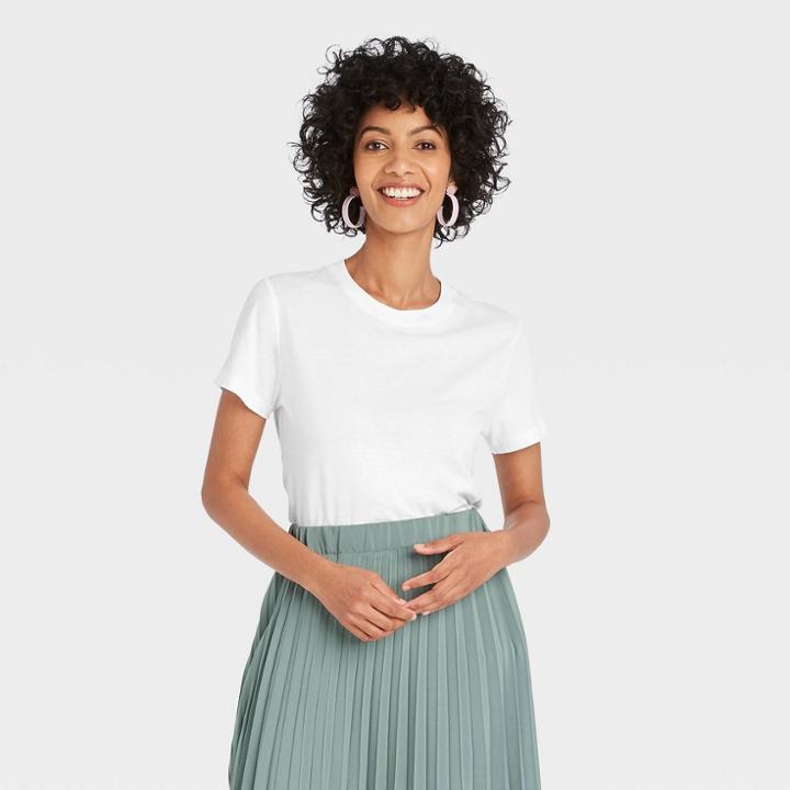 Women's Short Sleeve Casual T-shirt - A New Day
