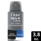 Dove Men+care 72-hour Stain Defense Dry Spray Antiperspirant & Deodorant - Cool