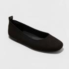 Women's Blanca Ballet Flats - Universal Thread Black