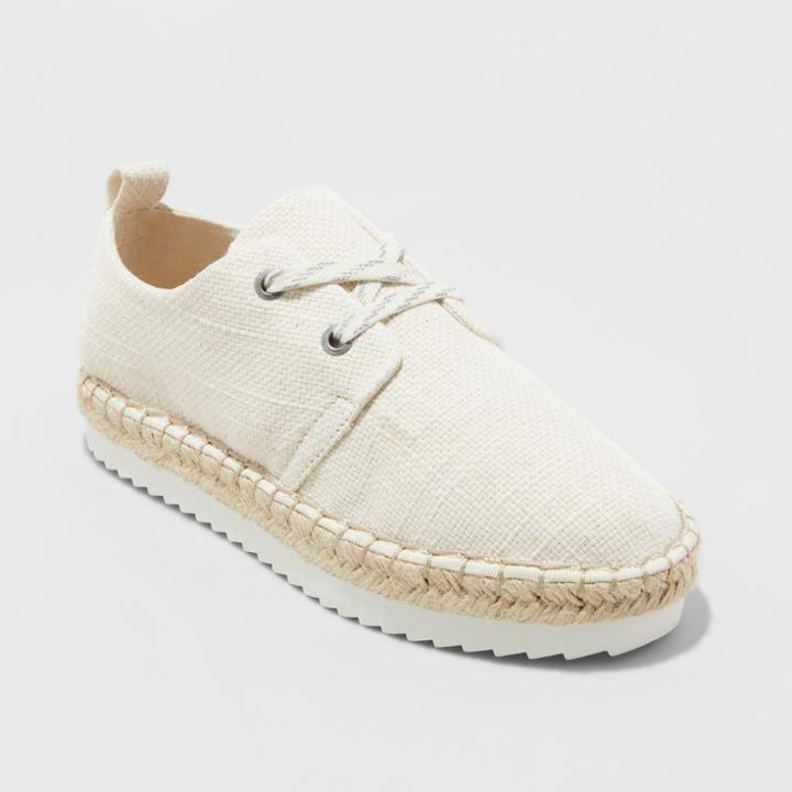 Women's Joelle Espadrille Sneakers - Universal Thread Cream (ivory)