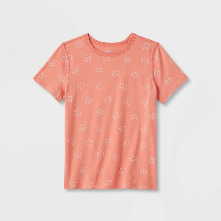 Kids' Adaptive Short Sleeve T-shirt - Cat & Jack Orange