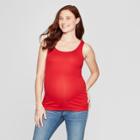 Maternity Scoop Neck Tank Top - Isabel Maternity By Ingrid & Isabel Red Pop