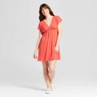 Women's Knit Kimono Dress - Mossimo Supply Co. Orange