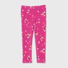 Toddler Girls' Floral Leggings - Cat & Jack Dark Pink