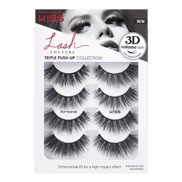Kiss New York Triple Push-up False Eyelashes Collection