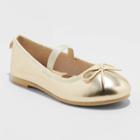 Toddler Girls' Becca Slip-on Ballet Flats - Cat & Jack Gold