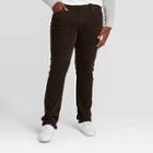 Men's Tall Slim Fit Corduroy Five Pocket Pants - Goodfellow & Co Natures Brown
