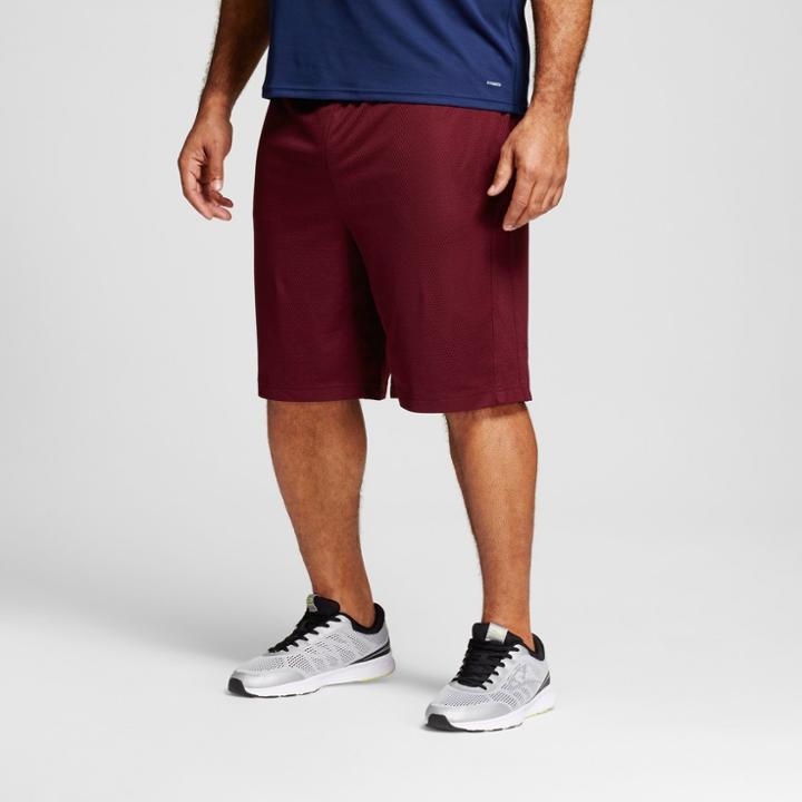 Men's Big & Tall Mesh Shorts - C9 Champion - Rich Maroon
