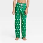 Bioworld Men's Clover Beer Print Pajama Pants - Green