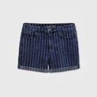 Women's Plus Size High-rise Jean Shorts - Universal Thread Dark Wash 14w, Women's, Blue