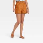 Women's High-rise Jean Shorts - Universal Thread Tan