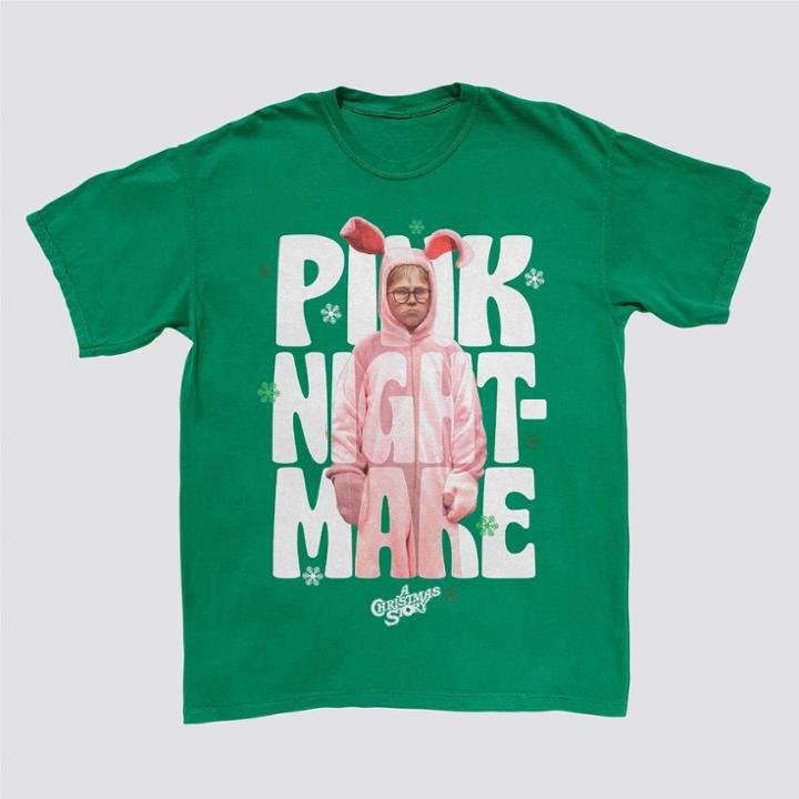Men's A Christmas Story Short Sleeve Graphic T-shirt - Green