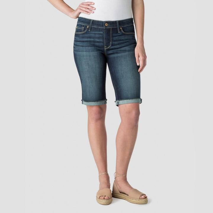Denizen From Levi's Women's Modern Skinny Jean Shorts - Dark Wash