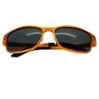 Breed Men's Hydra Polorized Sunglasses With Aluminum Frame And Arms - Orange/black