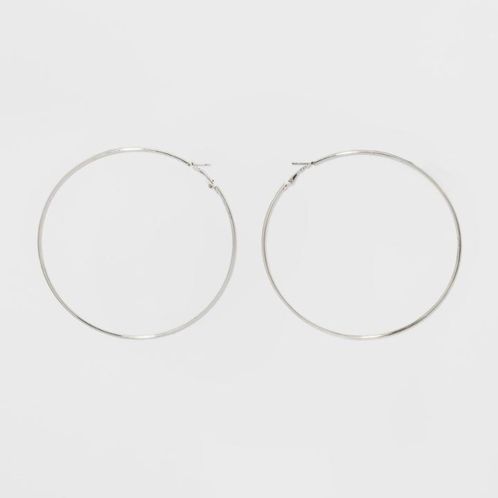 Target Large Hoop Earrings - Wild Fable Dark