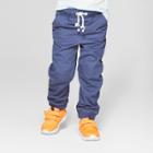 Toddler Boys' Jogger Fit Lined Pull On Pants - Cat & Jack Navy