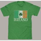 Delta Men's Ireland Flag Short Sleeve Graphic T-shirt Green Heather