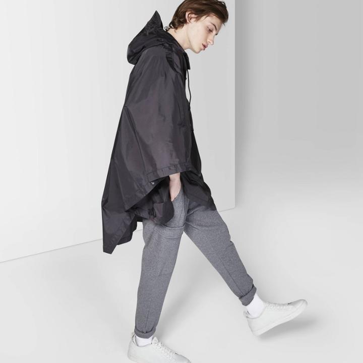 Men's Packable Parka Jacket - Original Use Black