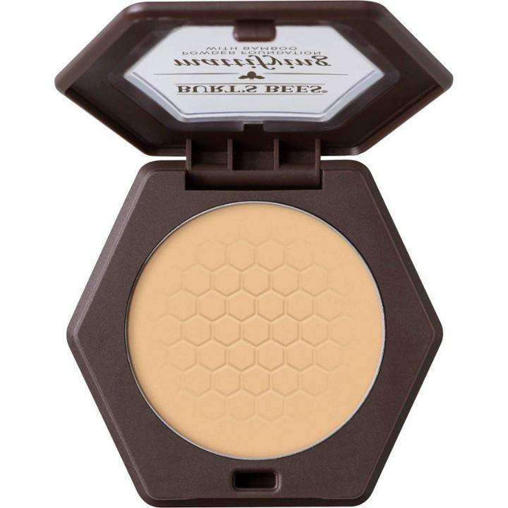 Burt's Bees 100% Natural Mattifying Pressed Powder Foundation - 1105 Bare