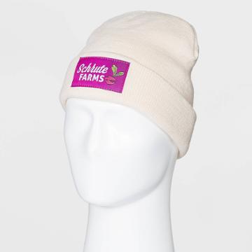 Men's The Office Schrute Farms Beanie - White