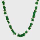 Short Beaded Necklace - A New Day Green