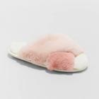 Women's Paris Slide Slippers - Stars Above Blush Pink