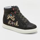 Stevies Girls' Camero Rock High Top Sneakers - Art Class Black