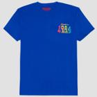 Men's Stranger Things Three Bikes Short Sleeve T-shirt - Trillium Blue