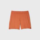 Men's Knit Woven Shorts - All In Motion Rust
